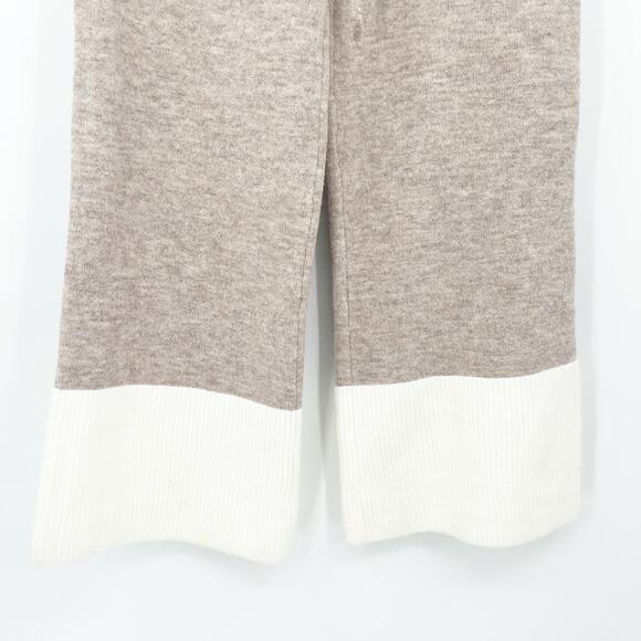 World Market Womens Lounge Pull On Knit Color Block Wide Leg Pants Size L/XL - Picture 2 of 8